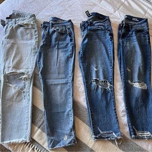 LOT of 4 Rewash classic rise vintage reunion, size 9/29